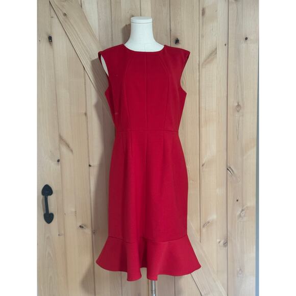 Brooks Brothers | Red Short Tank Wool Blend Dress | Size 12 - Picture 1 of 13